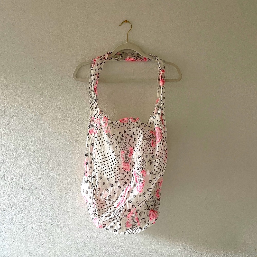 Free People Large Tote Lightweight Bag Boho Athleisure Beach Coastal
